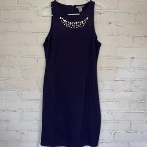 H&M navy blue dress